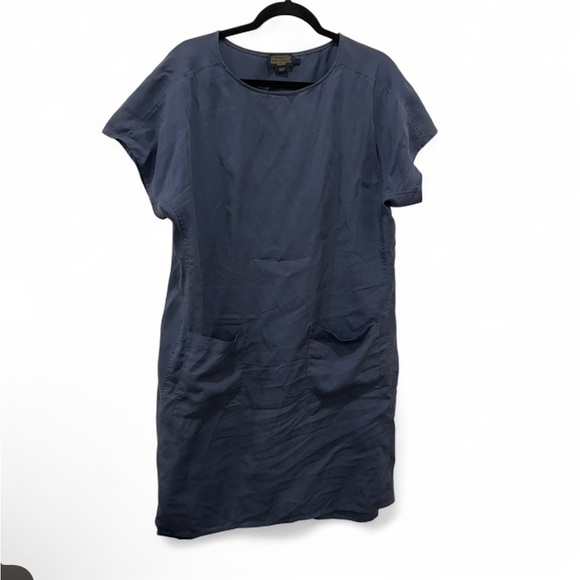 Women’s Pendleton Blue Short Sleeve Shift Dress size large - Picture 2 of 2